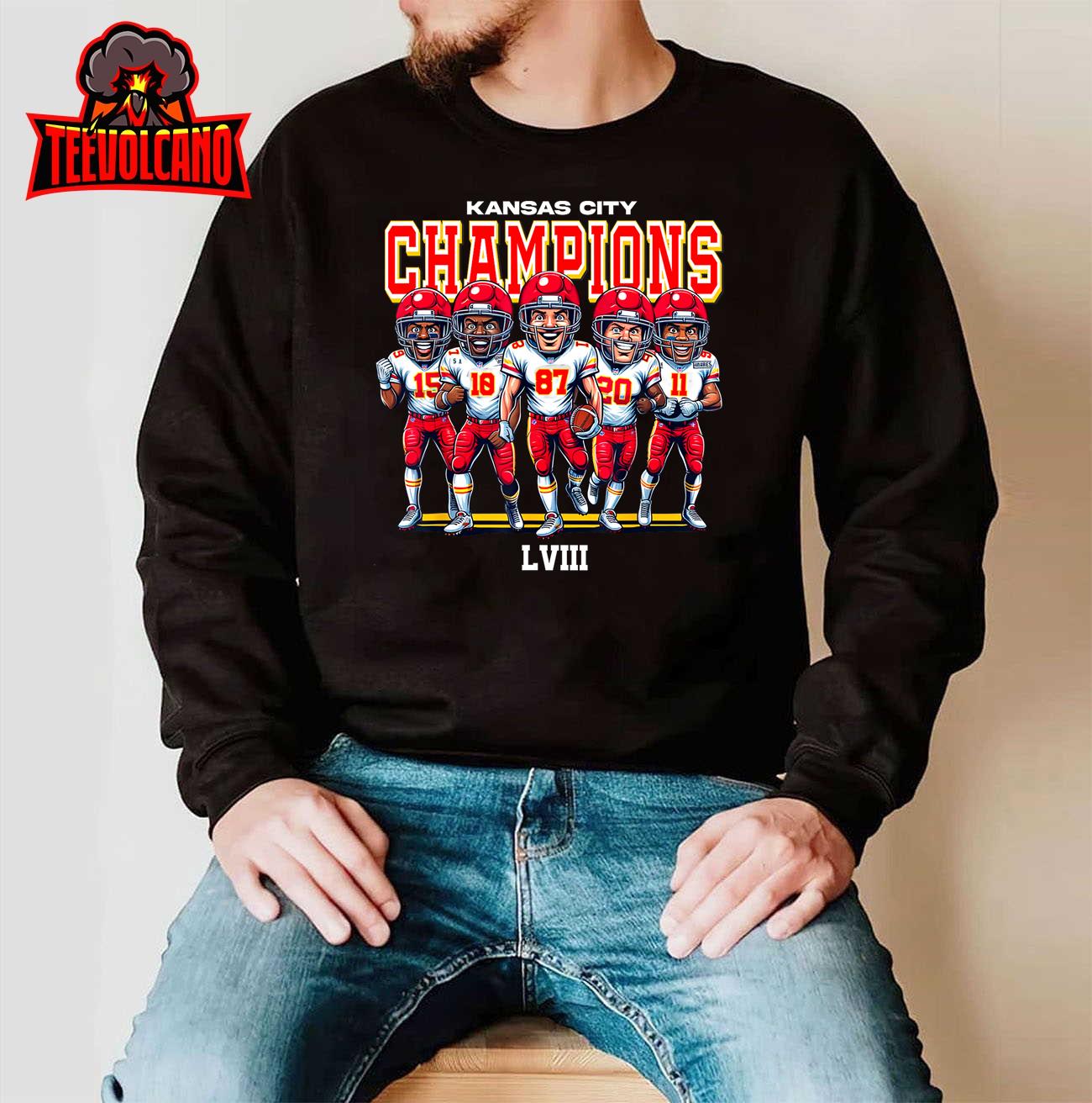 Kansas City Football Champions LVIII Unisex Hoodie