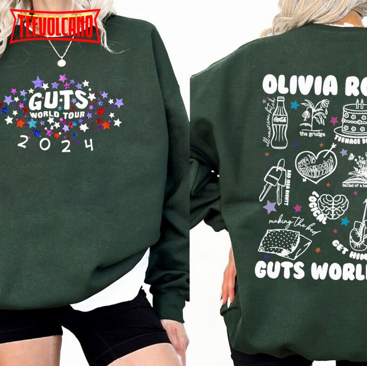 Olivia Rodrigo Guts Tour 2024 Shirt