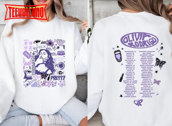 Olivia Rodrigo Guts Tour 2024 Unisex Sweatshirt