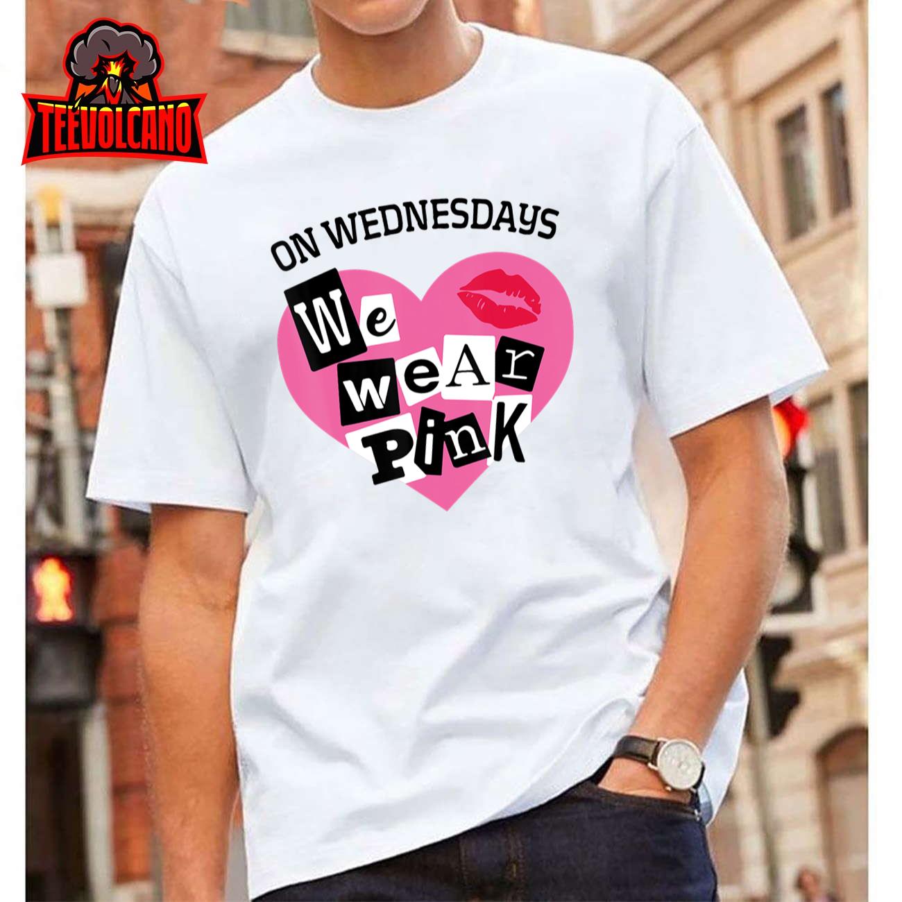 On Wednesday We Wear Pink Funny Valentine Unisex T-Shirt