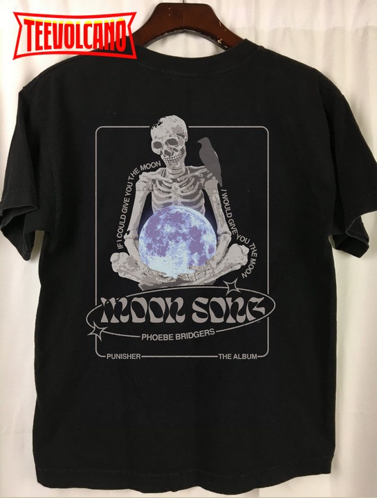 Phoebe Bridgers Moon Song Punisher Skeleton Vintage T shirt