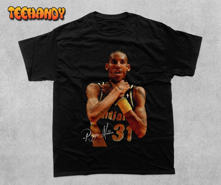 Reggie Miller Vintage Shirt, Retro NBA T Shirt