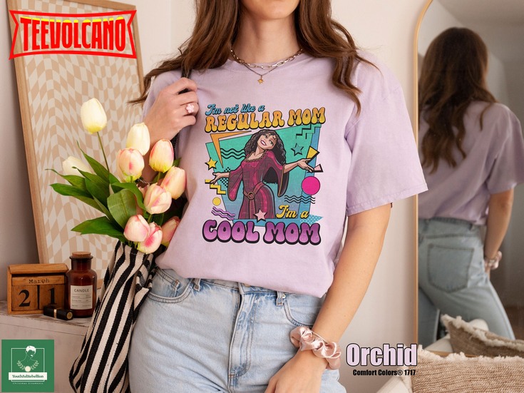 Retro 90s Rapunzel Cool Mom Shirt, I’m Not Like a Regular Mom T-shirt