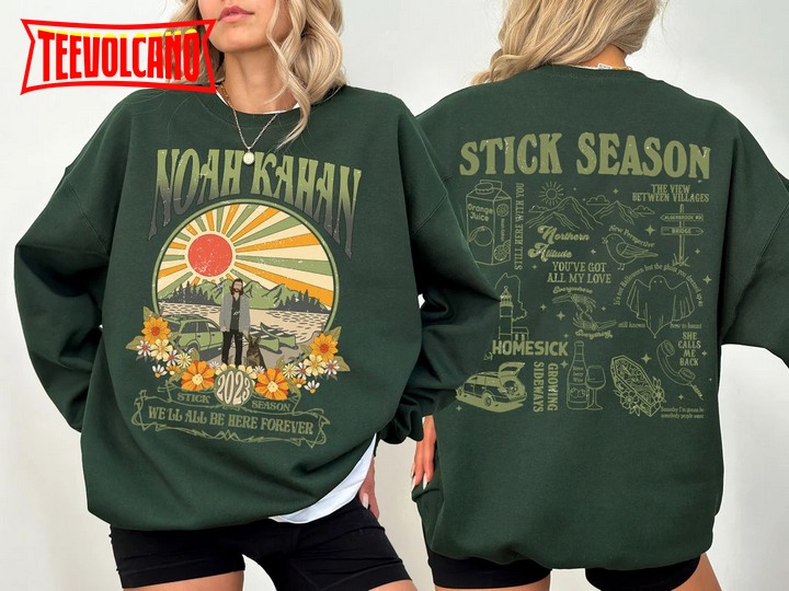 Stick Season Tour 2024 Sweatshirt, Noah Kahan Stick Season Tour 2024 Shirt