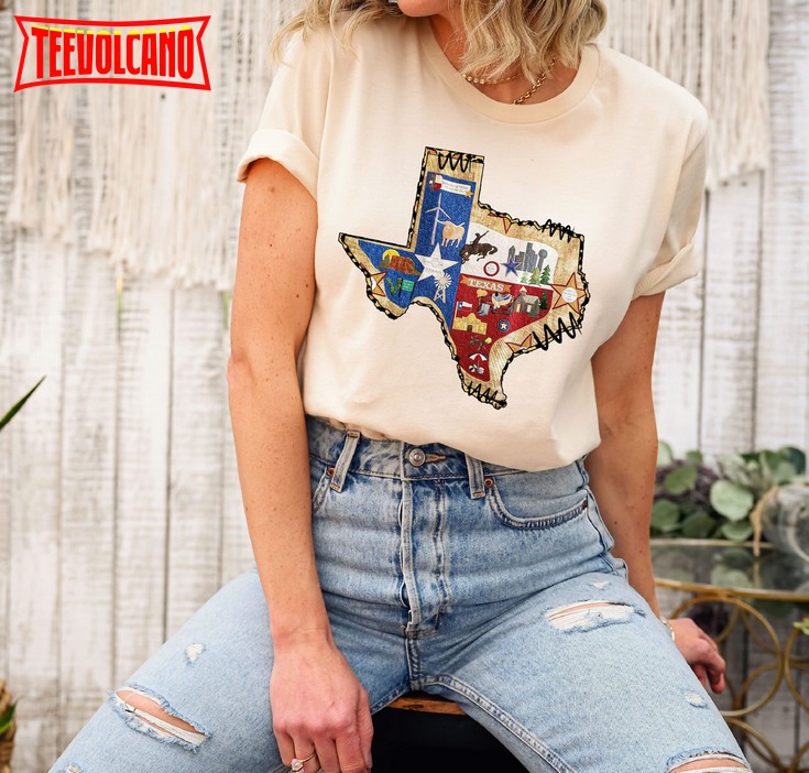 Texas State shirt, Texas Cities shirt