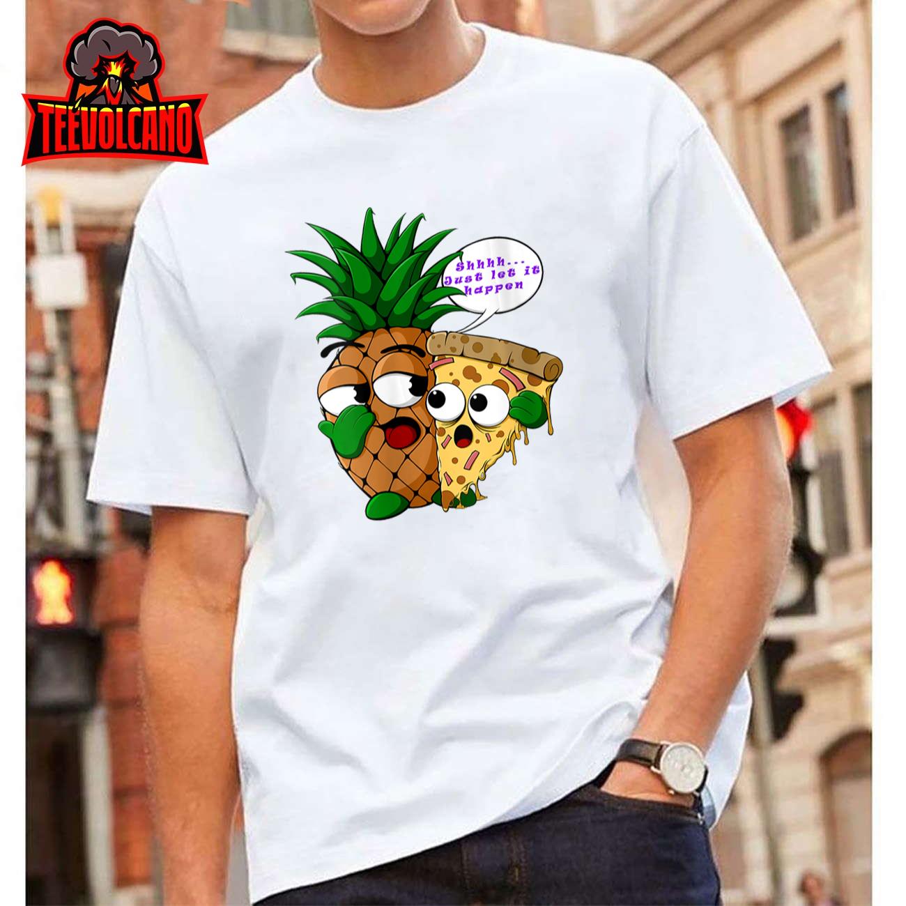 Womens Pineapple Pizza Unisex T-Shirt