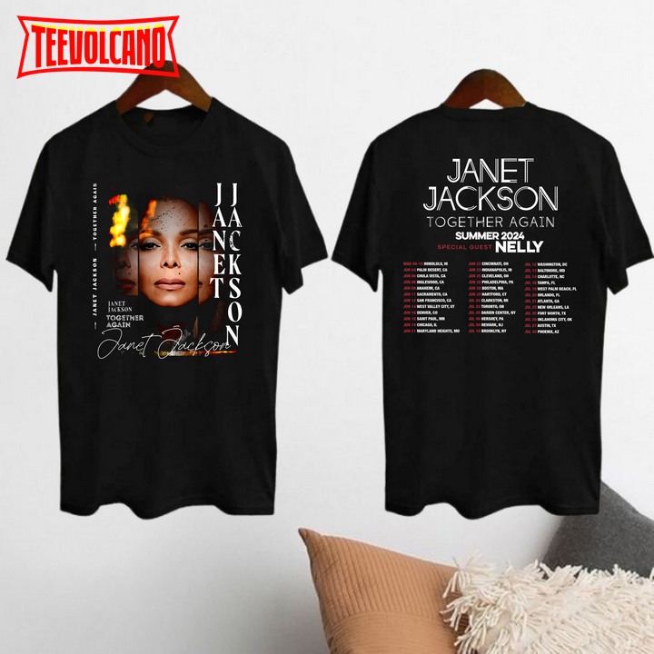 2024 Tour Janet Jackson Together Again T-Shirt Sweatshirt