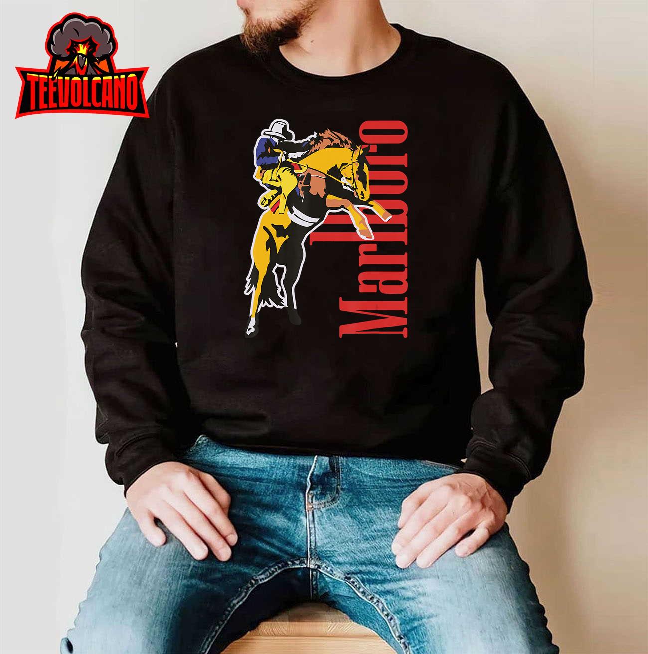 90s Vintage Marlboro Cowboy Wild West, Country Music T-Shirt