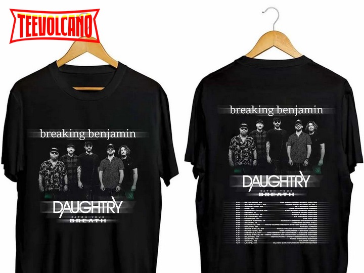 Breaking Benjamin US Tour 2024 Shirt, Breaking Benjamin Band Fan Shirt