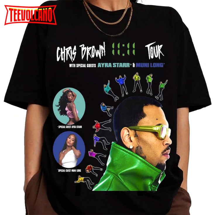 Chris Brown 1111 Tour 2024 Shirt