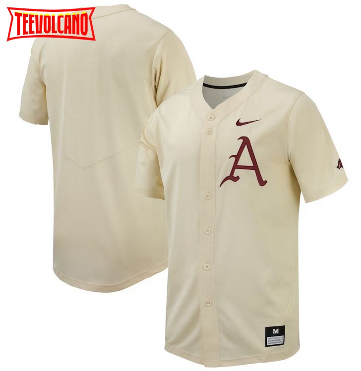 Cream Arkansas Razorbacks Replica Baseball Jersey