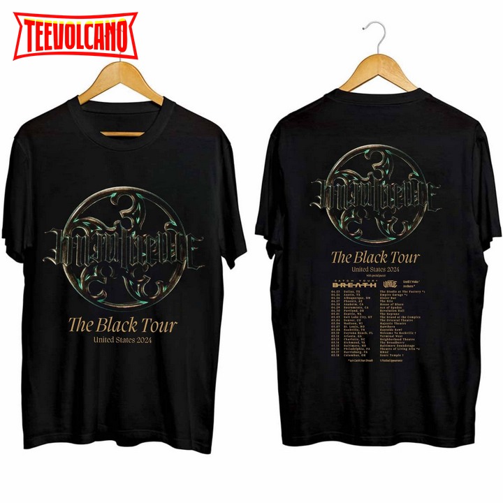 Imminence The Black Tour 2024 Shirt, Imminence Band Fan Sweatshirt