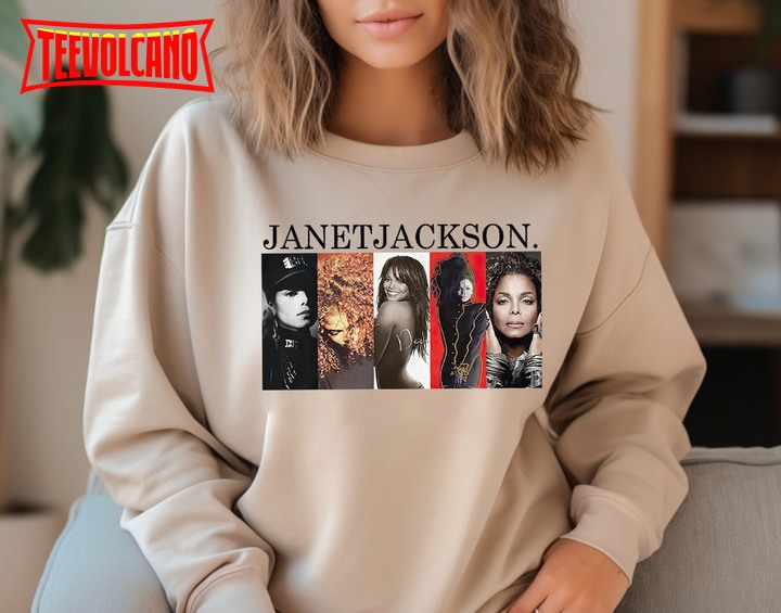 Janet Jackson Collection Singer T-Shirt, Together Again Tour 2024 Shirt