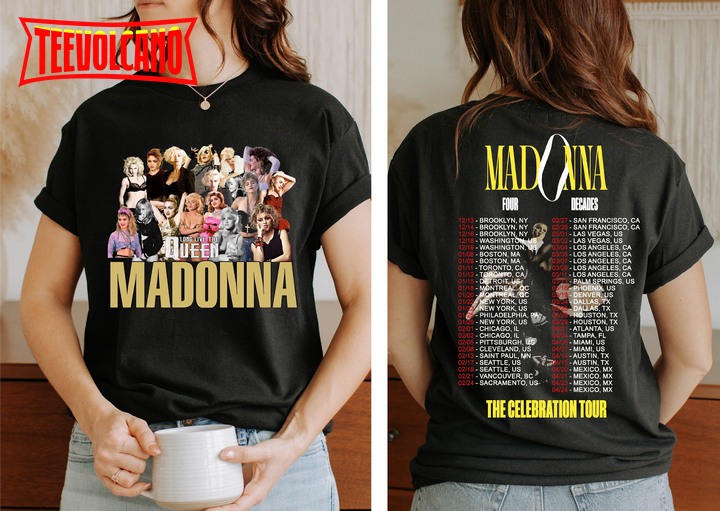 Madonna The Celebration Tour Four Decades Music Tour 2024 Hoodie