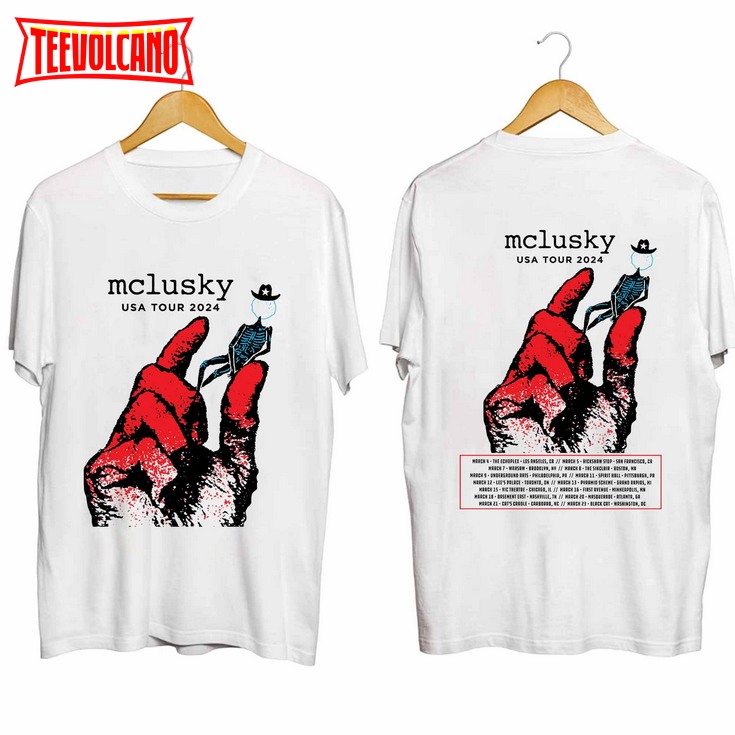 Mclusky USA Music Tour 2024 Shirt, Mclusky Band Fan Shirt