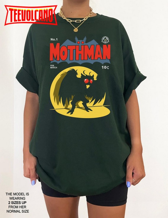 Mothman The Legend Comic Shirt, Mothman Spook Show T-Shirt