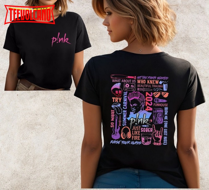 Music tour 2024, Pink On Tour Shirt, Pink Australian Lovers Shirt