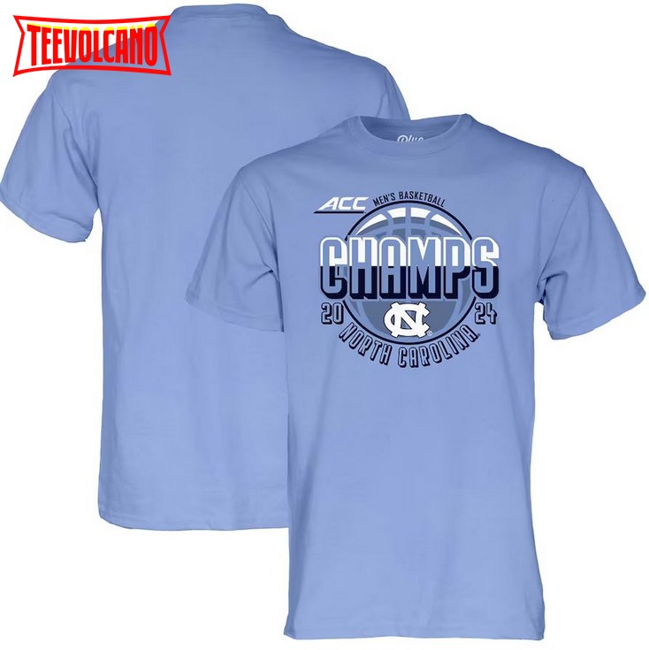 North Carolina Tar Heels 2024 ACC Men’s Basketball Regular Season T-Shirt