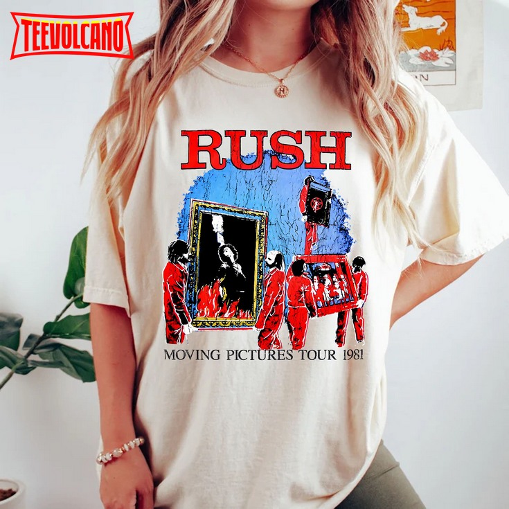 Rush Moving Pictures Tour 1981 T-Shirt