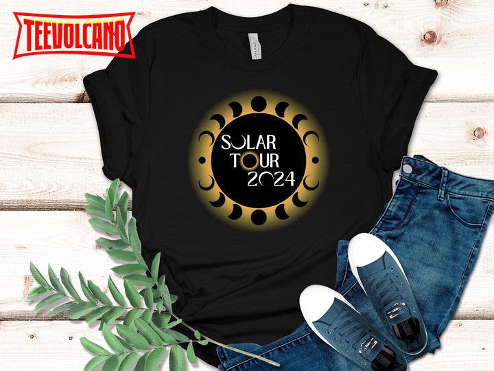 Solar Eclipse Tour 2024 Unisex Shirt, Solar Eclipse, April 8th 2024 Shirt