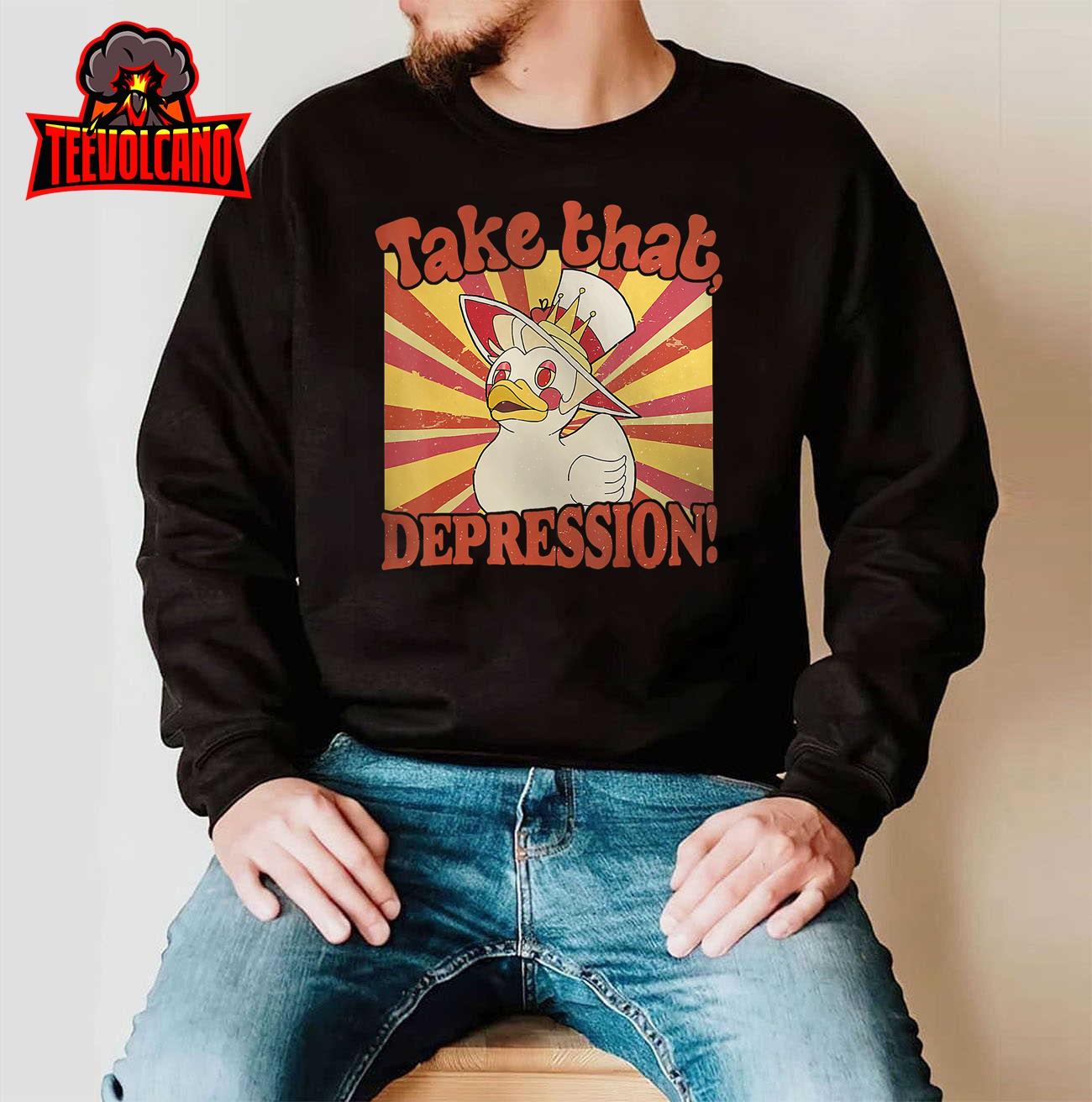 Take That Depression Duck, Lucifer Duck Retro Vintage T-Shirt