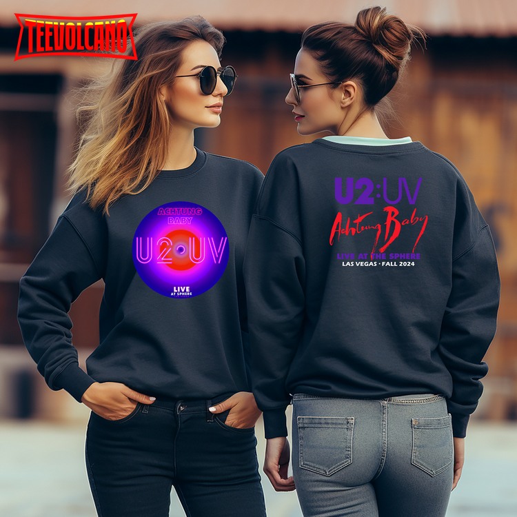 U2-Uv Las Vegas Hoodie, U2 Ultraviolet Sphere 2024 Sweatshirt