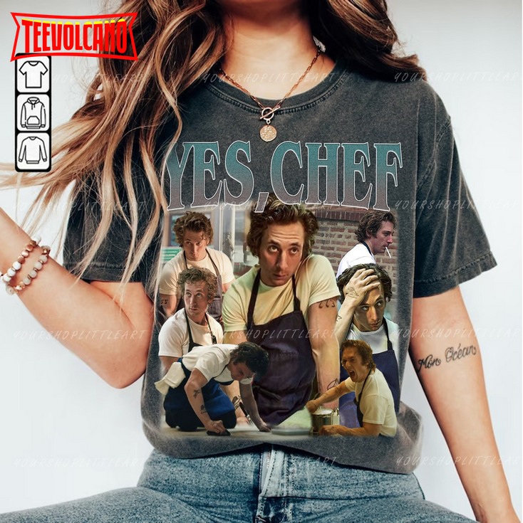 Vintage Yes Chef Shirt- Jeremy Allen White Shirt