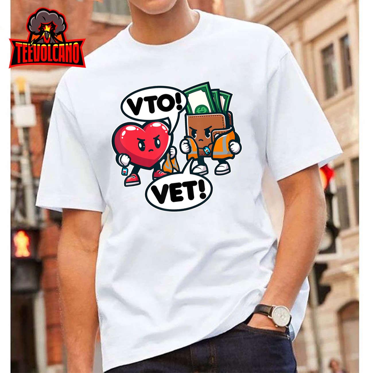 Swagazon Associate Heart Says VTO Wallet Says VET T-Shirt